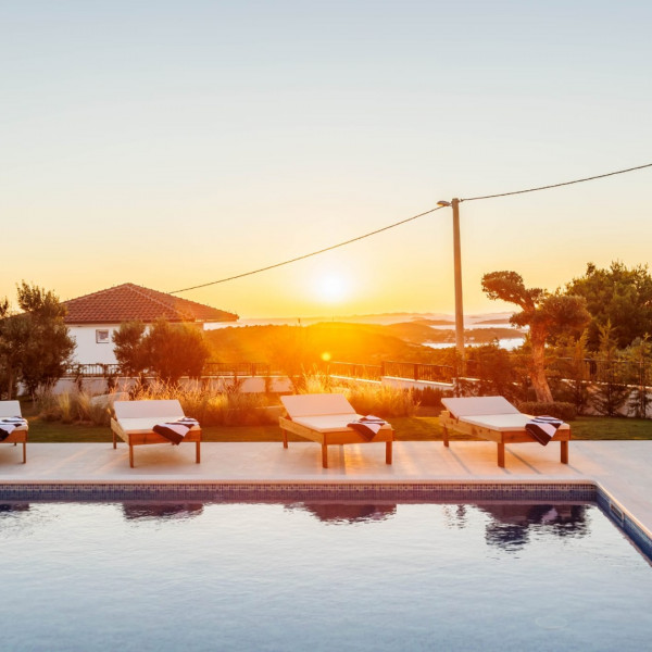 Villa Cypress Estate, Villa Cypress Estate with heated pool, Dalmatia, Dvornica, Croatia Split