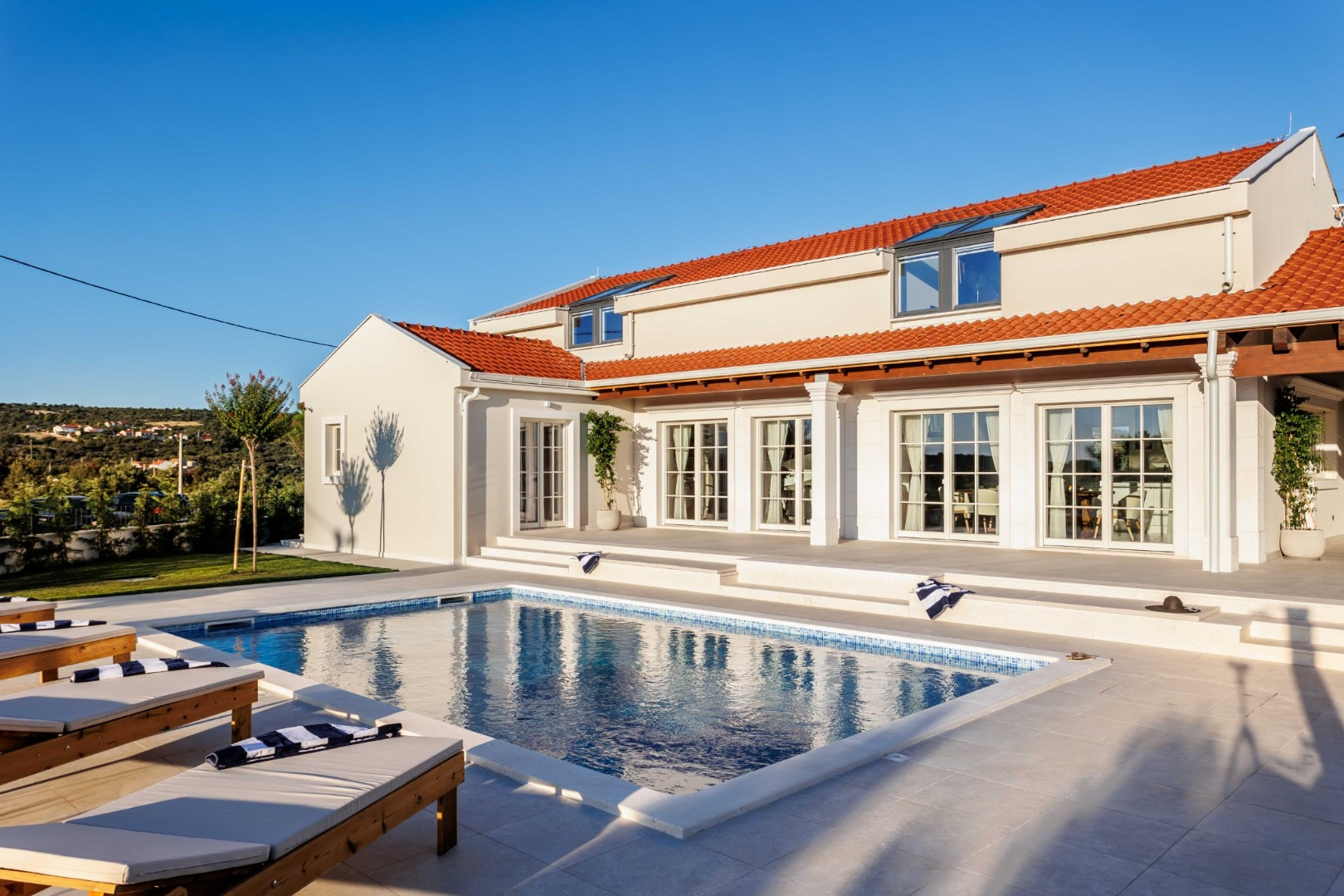 Discover Idyllic Dalmatia - Your Perfect stay Near Rogoznica, Villa Cypress Estate with heated pool, Dalmatia, Dvornica, Croatia Split